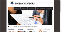 Desktop Screenshot of mosaic-advisors.com