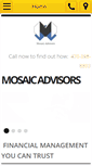 Mobile Screenshot of mosaic-advisors.com
